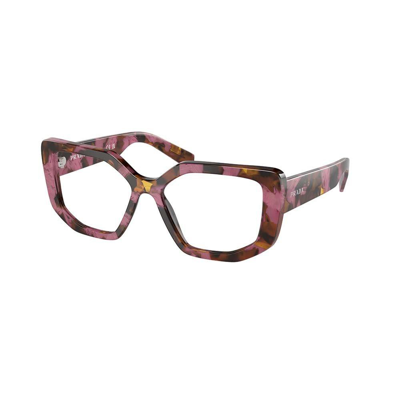 Shop Prada Irregular-frame Glasses In 18n1o1