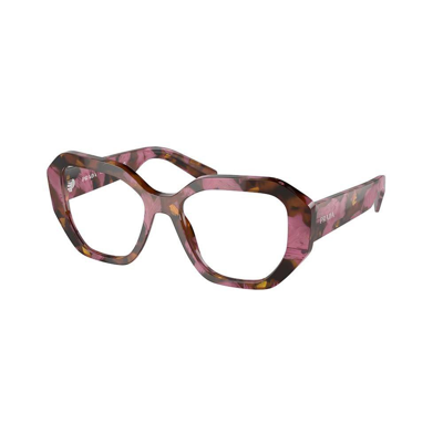 Shop Prada Irregular-frame Glasses In 18n1o1