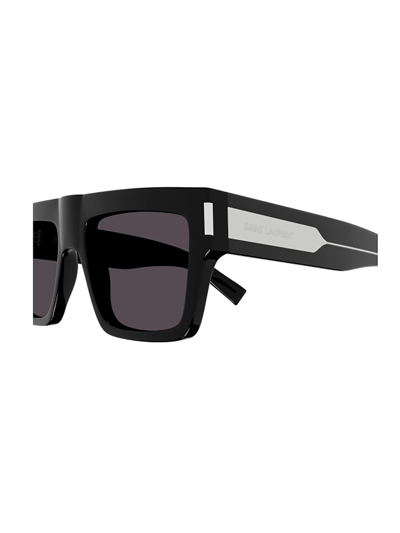 Shop Saint Laurent Sl 628 Sunglasses In 001 Black Crystal Black