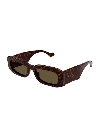 Shop Gucci Gg1426s Sunglasses In 002 Havana Havana Brown