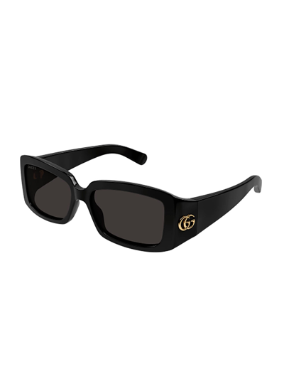Shop Gucci Gg1403s Sunglasses In 001 Black Black Grey