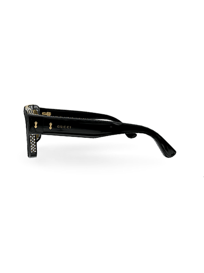 Shop Gucci Gg1461s Sunglasses In 004 Black Black Brown