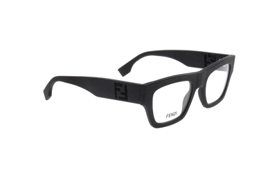 Shop Fendi Rectangular Frame Glasses In 002