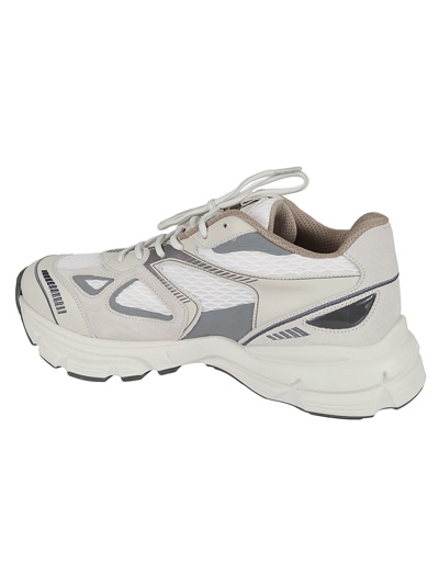 Shop Axel Arigato Marathon Sneakers In Beige/dark Grey