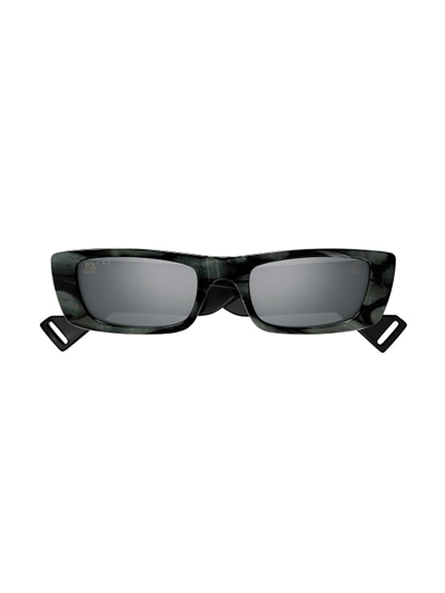 Shop Gucci Gg0516s Sunglasses In 013 Grey Grey Silver