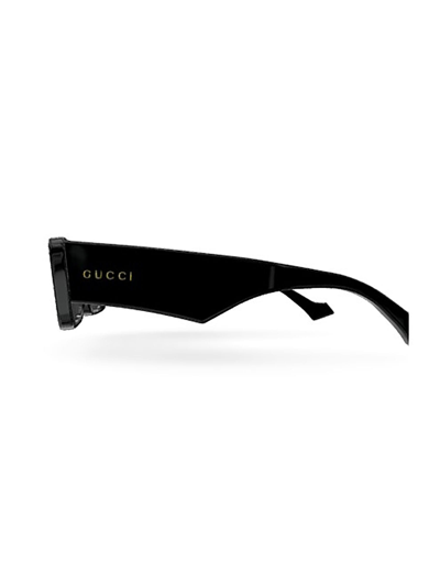Shop Gucci Gg1331s Sunglasses In 002 Black Black Brown