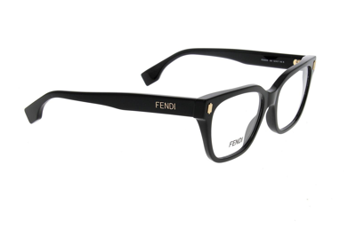 Shop Fendi Rectangle Frame Glasses In 001