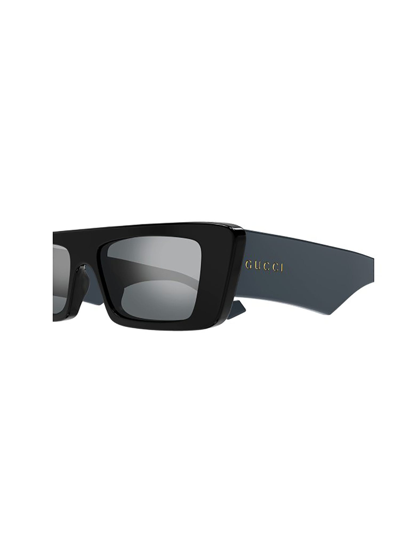 Shop Gucci Gg1331s Sunglasses In 005 Black Grey Silver