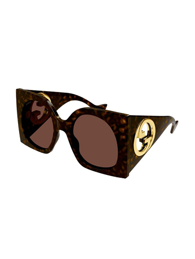 Shop Gucci Gg1254s Sunglasses In 002 Havana Havana Brown
