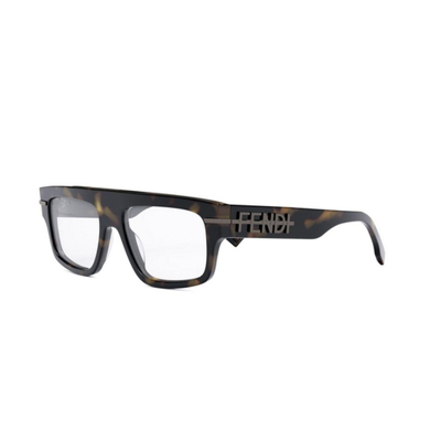 Shop Fendi Rectangular-frame Glasses In 052