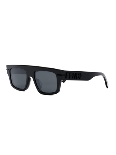 Shop Fendi Square-frame Sunglasses In 01a