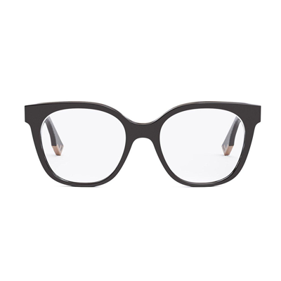 Shop Fendi Square-frame Glasses In 050