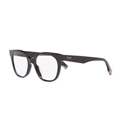 Shop Fendi Square-frame Glasses In 050