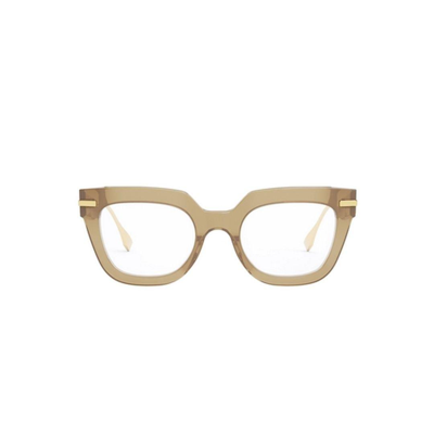 Shop Fendi Square Frame Glasses In 057