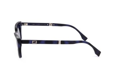 Shop Fendi Cat-eye Frame Sunglasses In 55x