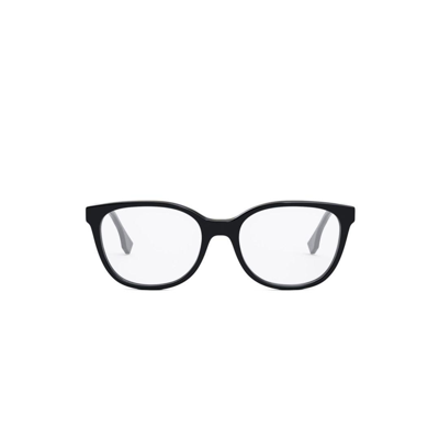 Shop Fendi Round Frame Glasses In 001