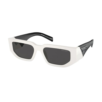 Shop Prada Rectangular-frame Sunglasses In 1425s0