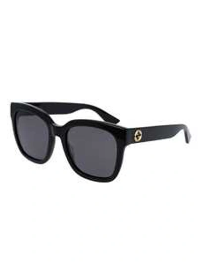 Shop Gucci Gg0034sn Sunglasses In 001 Black Black Grey