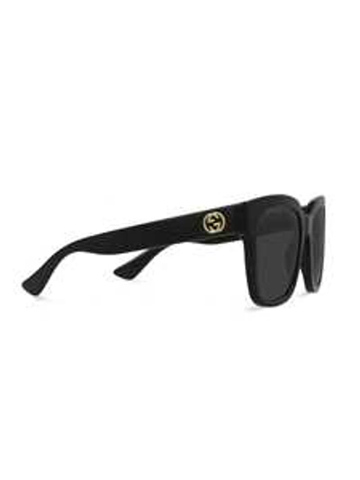 Shop Gucci Gg0034sn Sunglasses In 001 Black Black Grey