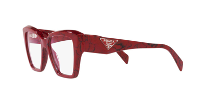 Shop Prada Square Frame Glasses In 15d1o1