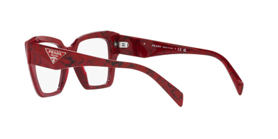 Shop Prada Square Frame Glasses In 15d1o1