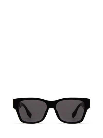 Shop Fendi Rectangle Frame Sunglasses In 01a