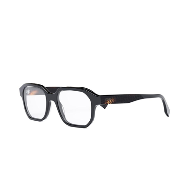 Shop Fendi Geometric Frame Glasses In 090