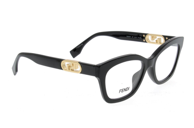 Shop Fendi Oval Frame Glasses In 001