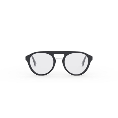 Shop Fendi Round-frame Glasses In 090