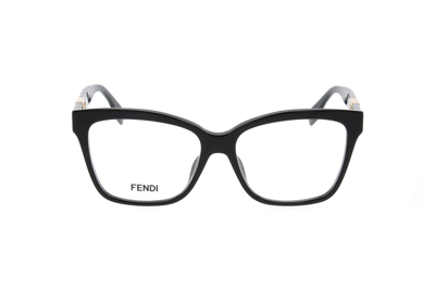 Shop Fendi Square Frame Glasses In 001