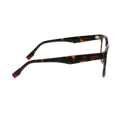 Shop Fendi Square-frame Glasses In 052