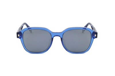 Shop Fendi Square Frame Sunglasses In 90x