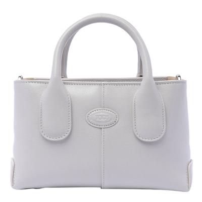 Shop Tod's Nikita Handbag In Grey
