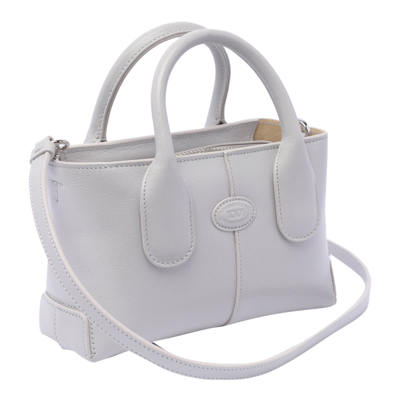 Shop Tod's Nikita Handbag In Grey