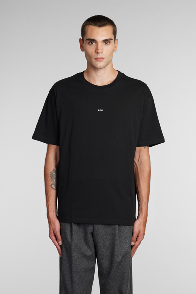 Shop Apc Kyle T-shirt In Black Cotton