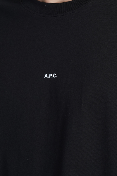 Shop Apc Kyle T-shirt In Black Cotton