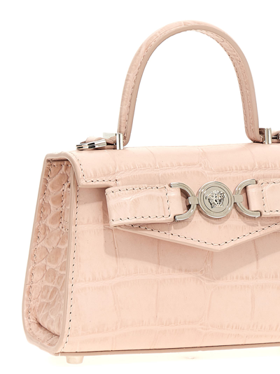 Shop Versace Medusa 95 Mini Handbag In Pink
