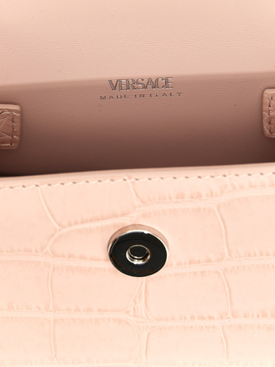 Shop Versace Medusa 95 Mini Handbag In Pink