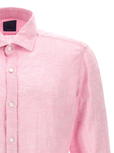Shop Barba Napoli The Vintage Shirt Shirt In Pink
