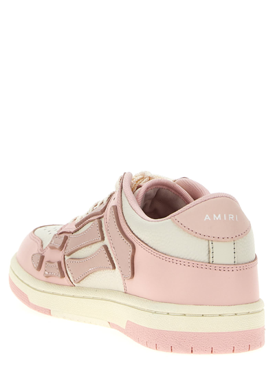 Shop Amiri Skel Top Low Sneakers In Pink