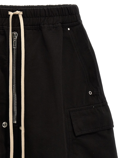 Shop Drkshdw Cargobela Bermuda Shorts In Black