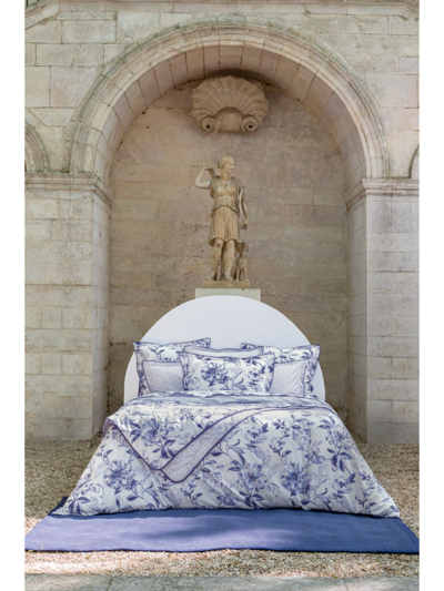Shop Anne De Solene Egerie Sheets & Pillowcases Collection In Blue On White