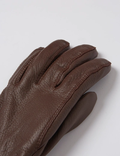 Shop Hestra Birger Gloves In Brown