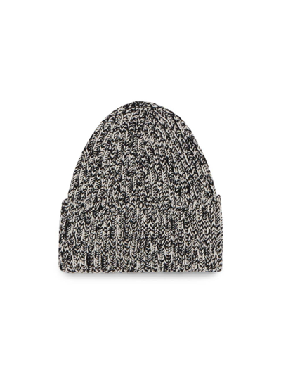 Shop Another Tomorrow Women's Cashmere Hat In Black Ivory