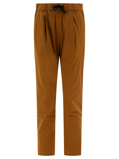 Shop Herno Ultralight Drawstring Trousers In Brown