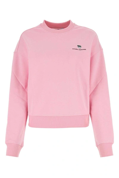 Shop Chiara Ferragni Sweatshirts In Lilac