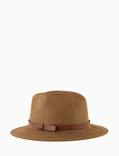 Shop Ea7 Emporio Armani Hats Leather Brown