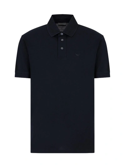 Shop Ea7 Emporio Armani T-shirts And Polos Blue