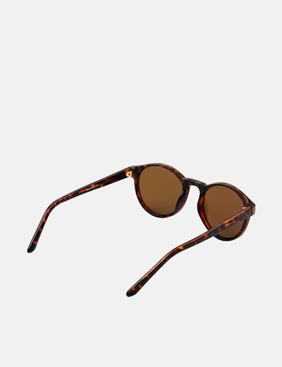 Shop A Kjaerbede A.kjaerbede Marvin Sunglasses In Demi Tortoise
