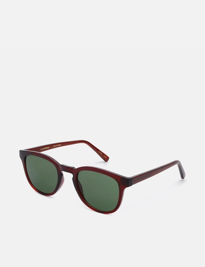 Shop A Kjaerbede A. Kjaerbede Bate Sunglasses In Brown